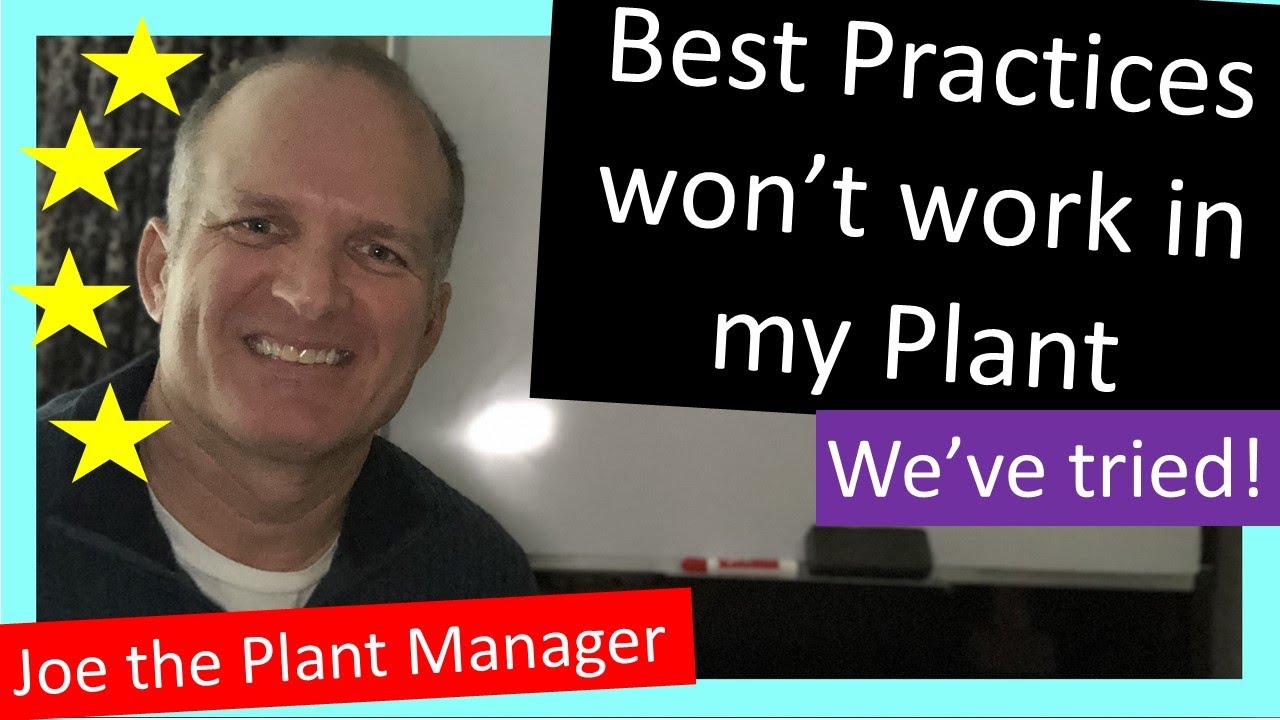 Reliability & Maintenance Best Practices won't work in my plant?  Is there a solution? Yes!