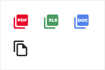 PDF, XLS, DOC