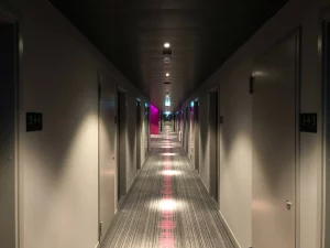hotel maintenance - hallway