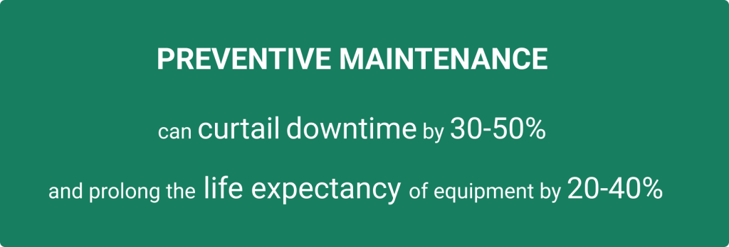 Preventive maintenance data