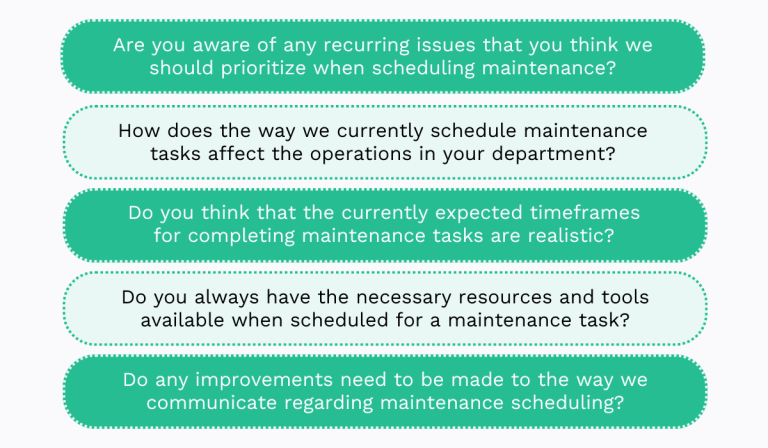 Not Process Maintenance 6 Steps of the Maintenance Scheduling Process - WorkTrek