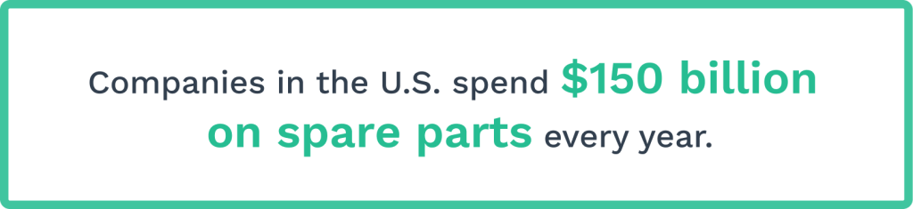 Data on spare parts cost