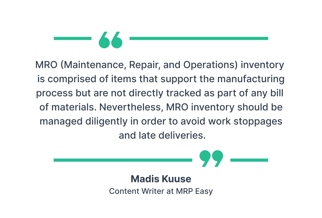 What is MRO Inventory? - WorkTrek