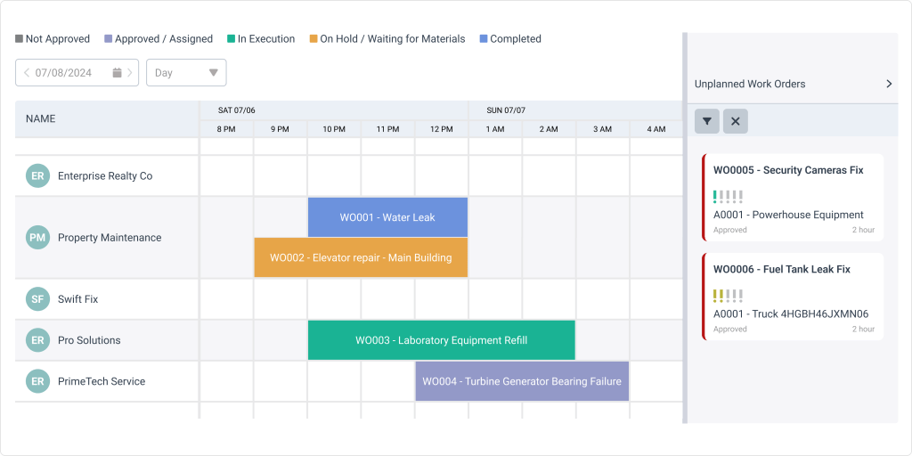 Scheduler in web app