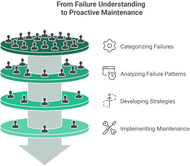 Steps in resolving a failure mode