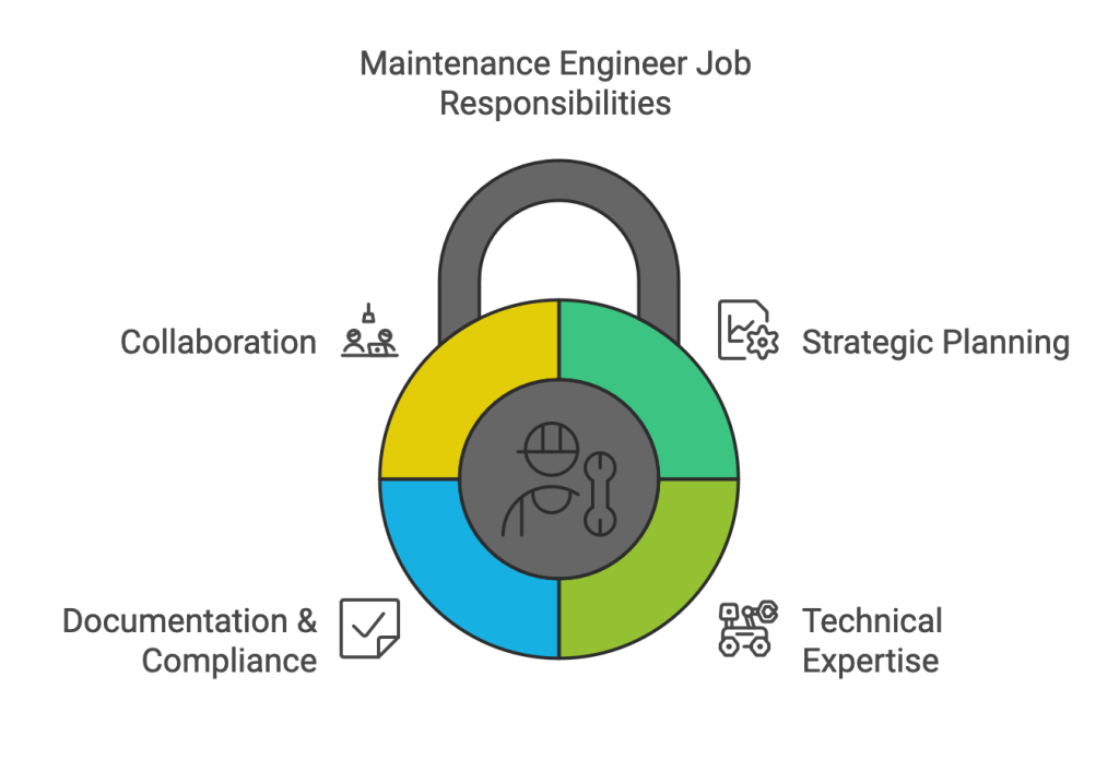 Job responsibilities of maintenance managers