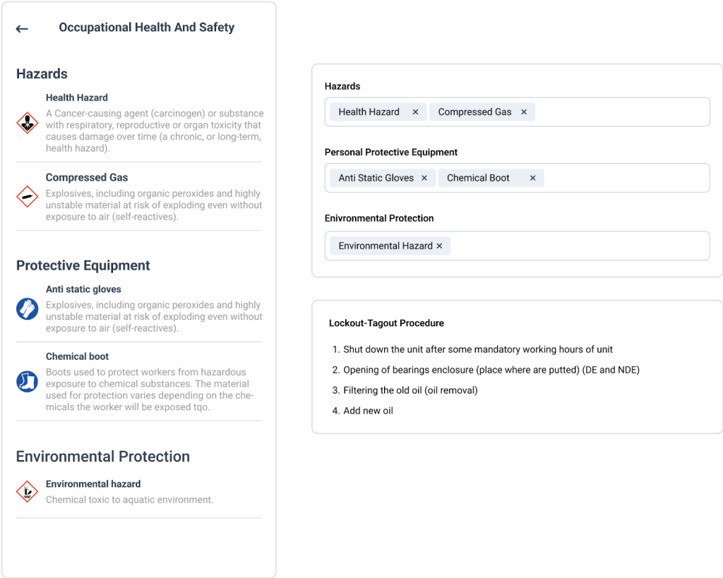 PPE requirements in WorkTrek