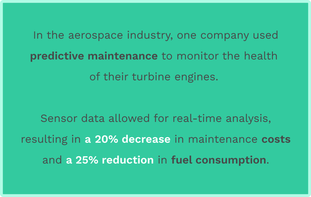 Data on predictive maintenance cost