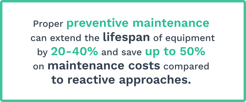 preventive maintenance data