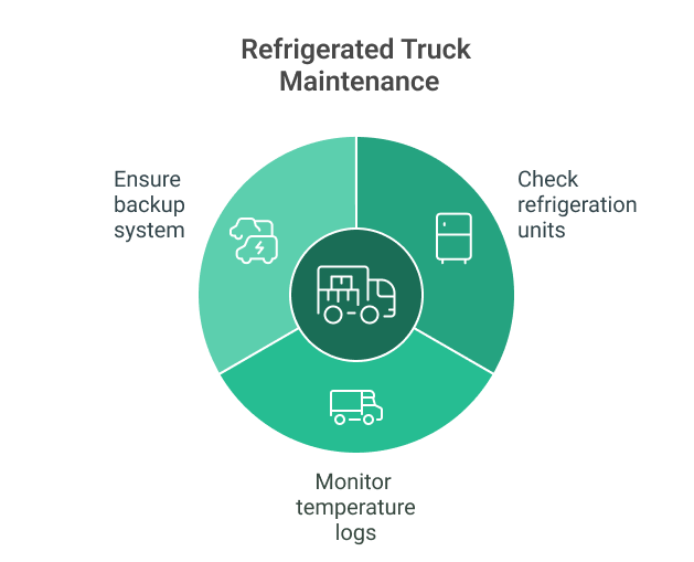 Refrigerated truck maintenance