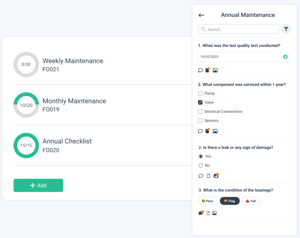WorkTrek dashboard