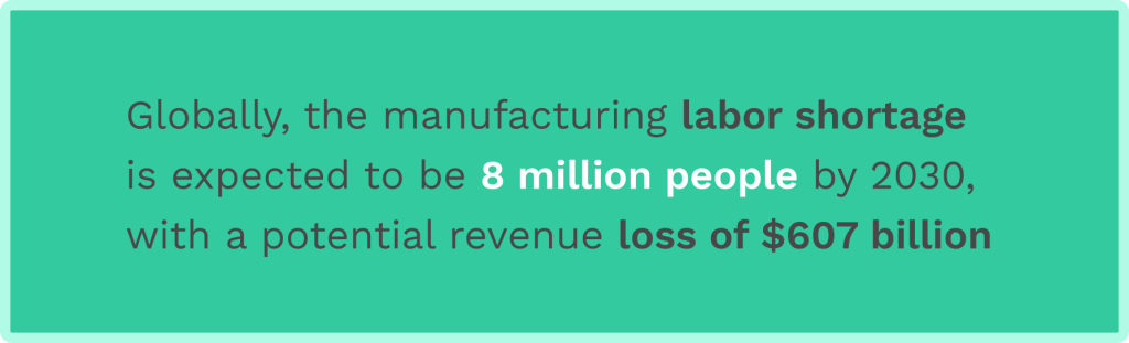 Data on the skilled labor shortage