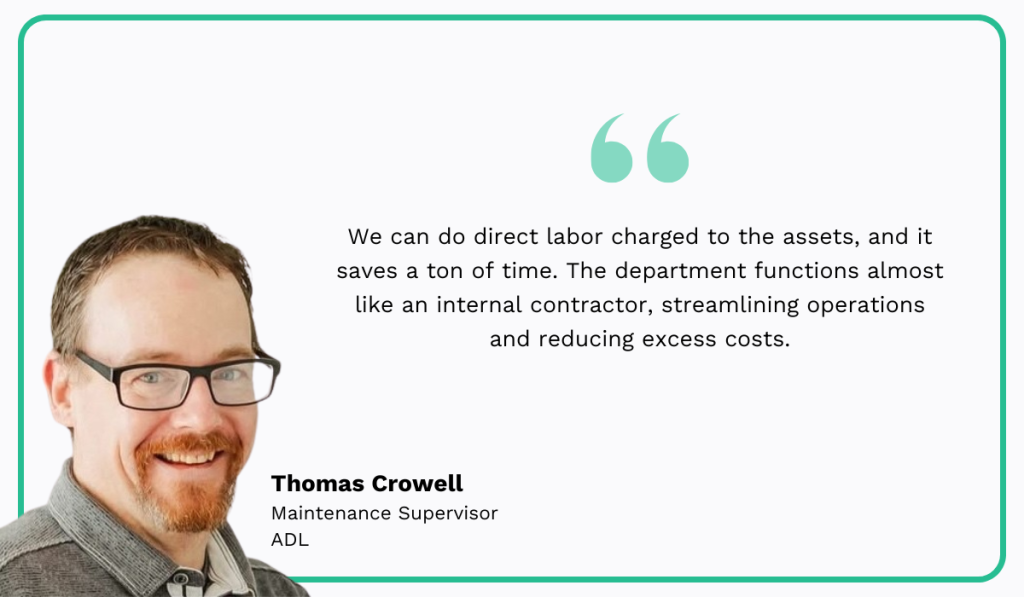 quote on centralizing operations through maintenance management software