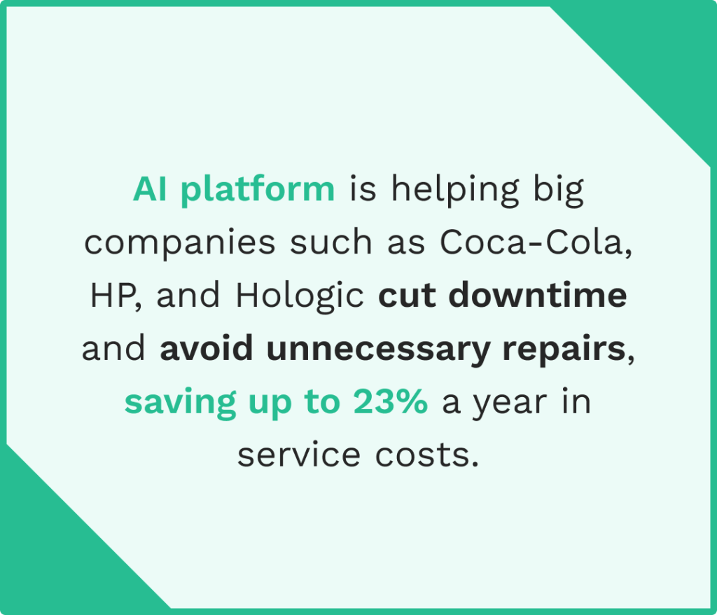 Data on the artificial intelligence impact on big companies