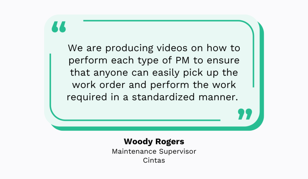 quote on the value of training videos for maintenance employee cross-training