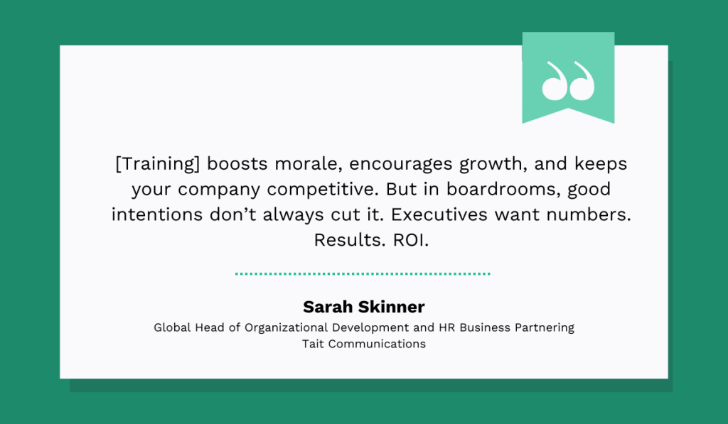 quote on the benefits of training