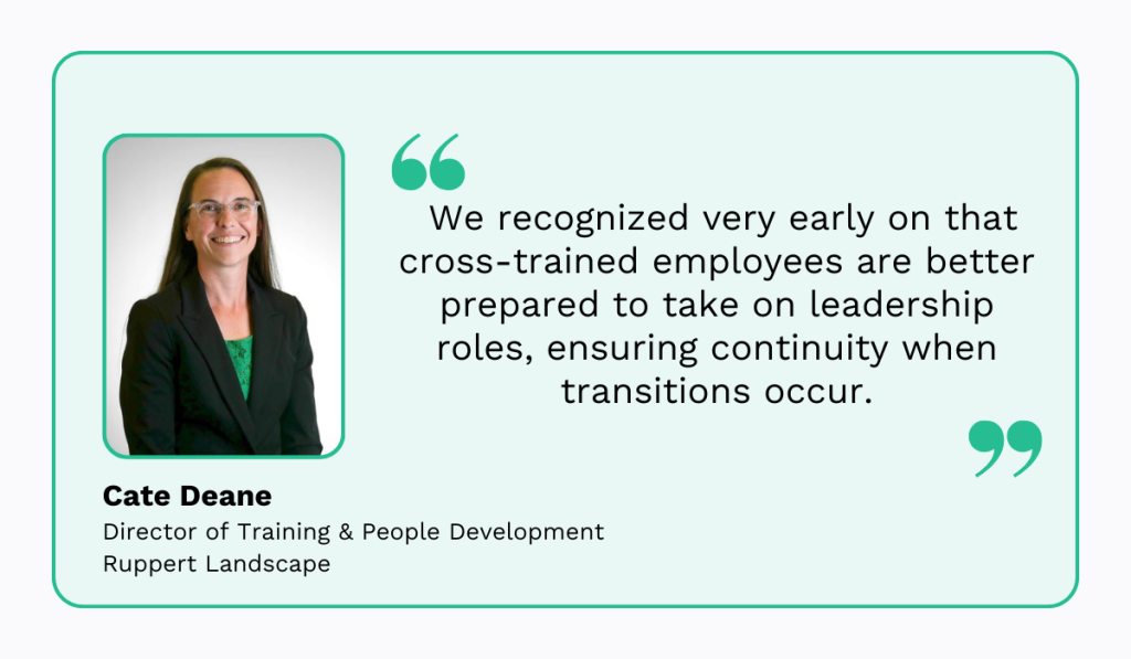 quote on employee cross training