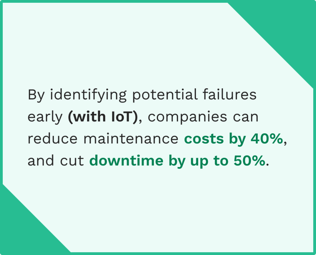 Data on the IoT benefits