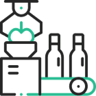 Food & Beverage Manufacturing Graphic