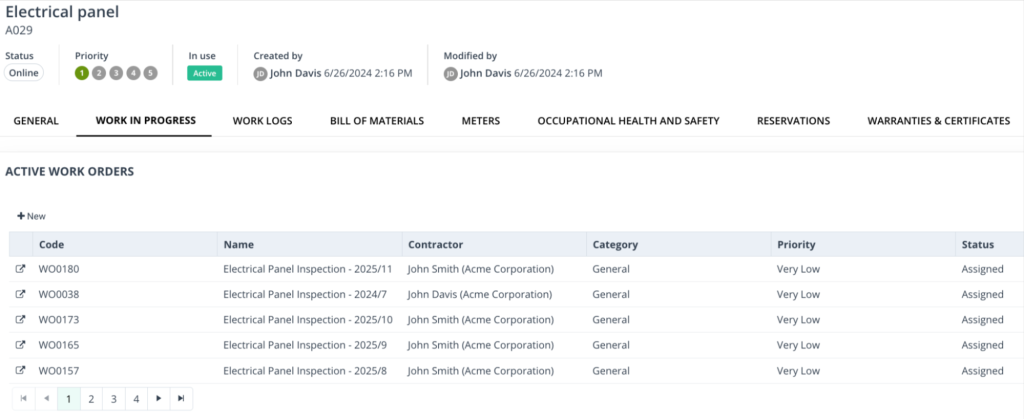worktrek tool screenshot