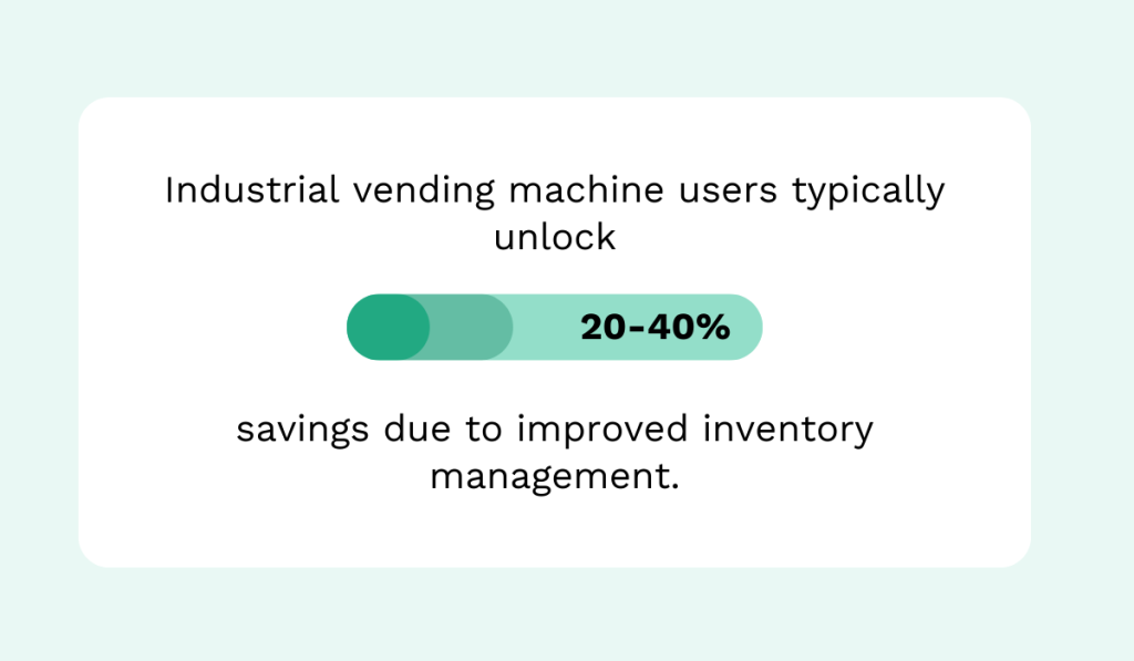 statistic on the benefits of industrial vending machine