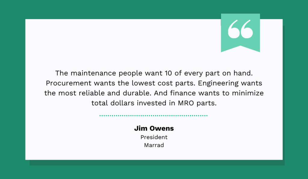 quote on spare parts management