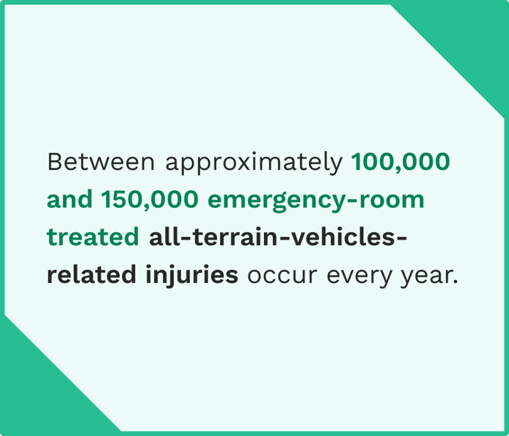 Data on the ATV and injuries