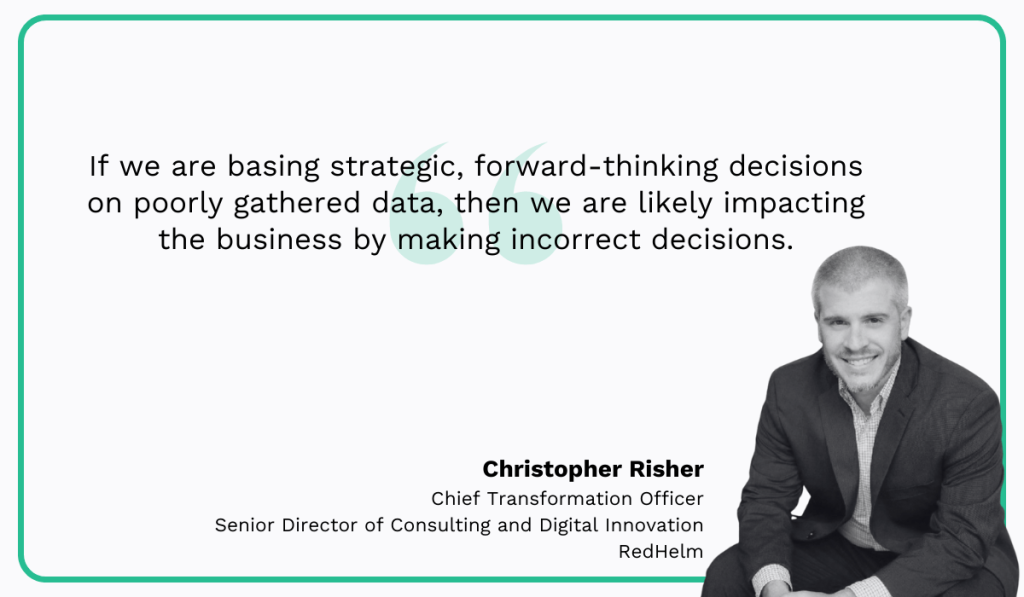 quote on the importance of basing strategic decisions on updated data