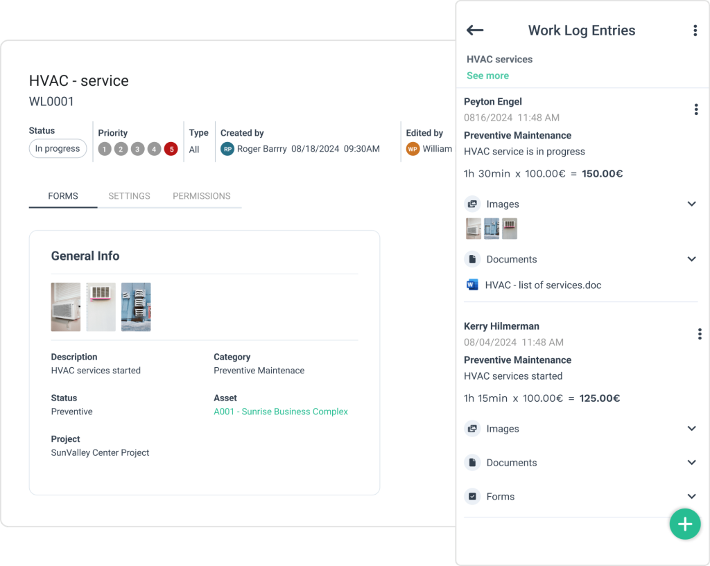 worktrek tool screenshot