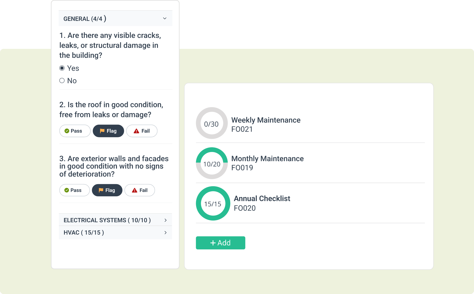 Easily schedule and monitor inspections