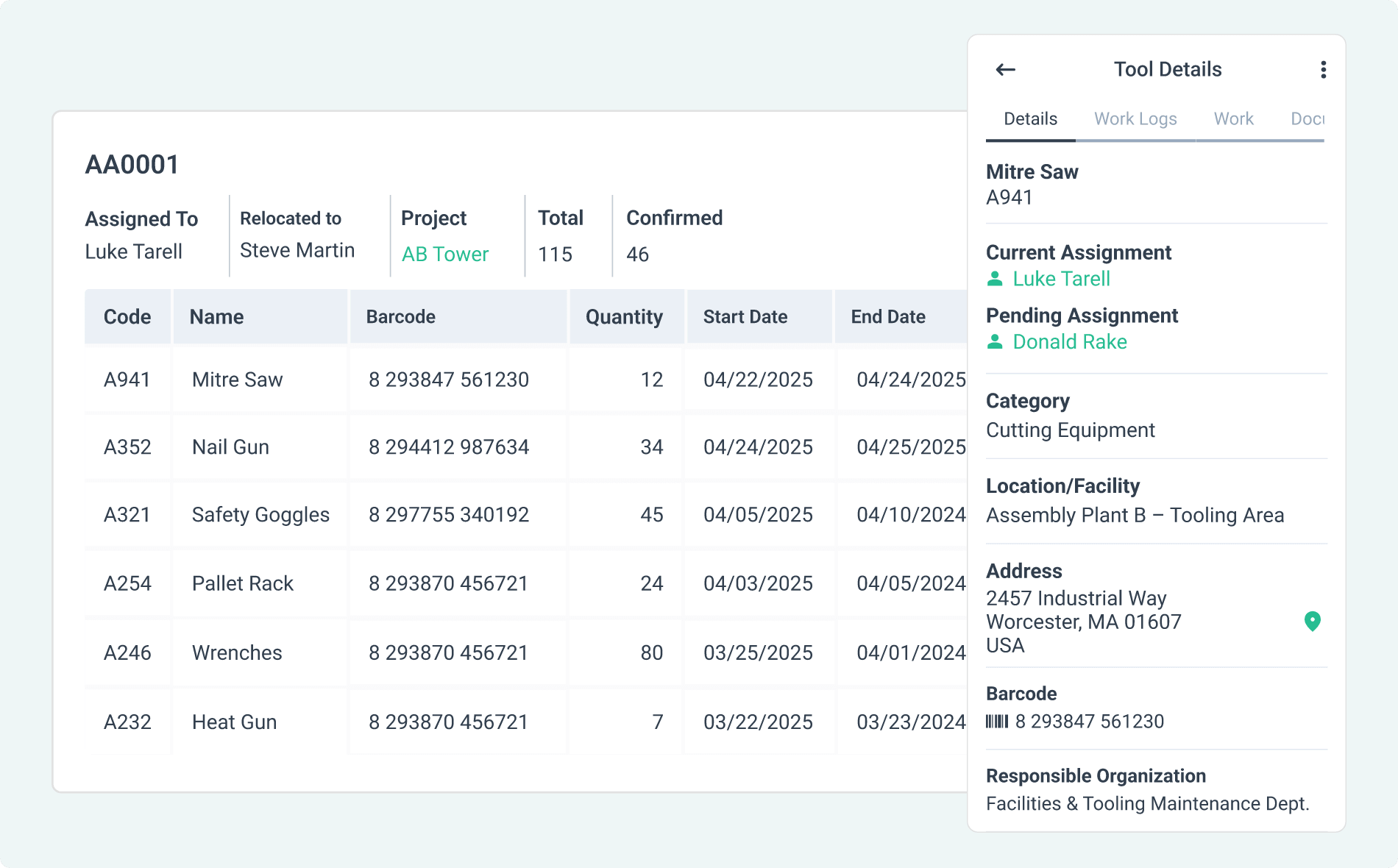Find Any Tool, Anytime: Equipment Tracking Solved