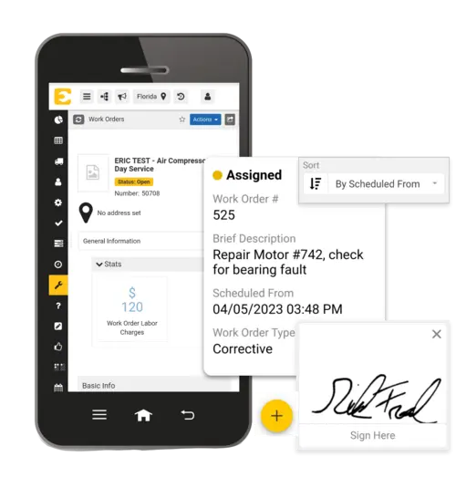 eMaint dashboard