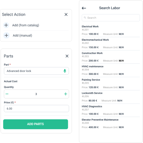 WorkTrek dashboard